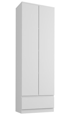 Szafa regał biurowy książki 60cm 2d 1sz biała B-4