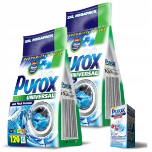 Proszek Do Prania Purox Uniwersal 2x10kg + Gratis