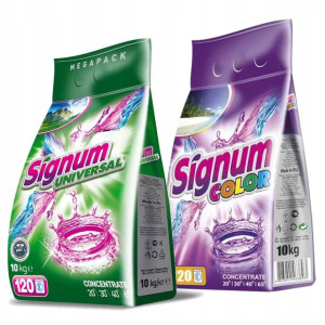 Proszek Do Prania Signum Color + Uniwersal 2x10kg