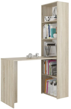 Meble Biurko stolik regał książk 125cm sonoma B50S