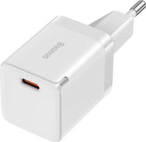 Ładowarka sieciowa Baseus GaN3 USB-C 30W (biała)