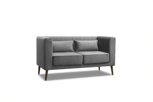 Wygodna sofa Anabel 160 x 75 odcień szarości