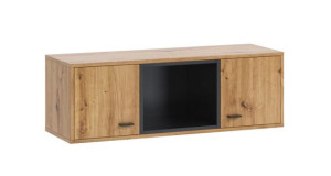Szafka Wisząca Dąb Artisan/czarny Olier 105cm