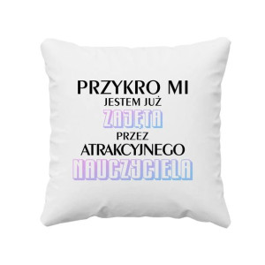 Poduszka dla partnera nauczyciela prezent na walentynki