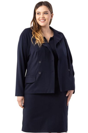 Żakiet KAREN elegancki granat 40
