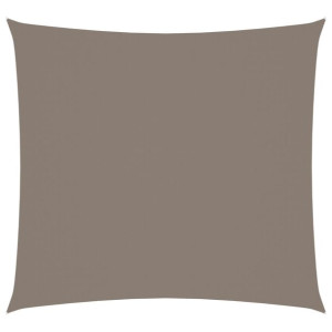 Żagiel ogrodowy, tkanina Oxford, kwadratowy, 4x4 m, taupe