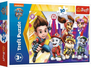Trefl: Puzzle 30el. - Zgrana ekpia Psiego Patrolu
