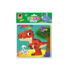 Piankowe puzzle 2w1"Dinozaury"