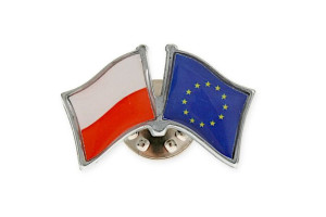 Przypinka Flagi Polska Unia Europejska