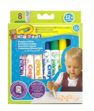 Crayola Baby - Zmywalne Flamastry Superwytrzymałe
