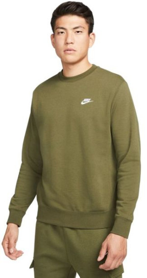 Bluza męska Nike Nsw Club Crw Ft khaki BV2666 326