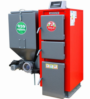Kocioł C.O. KG-EKO 30kW (250 - 300 m2) EKOGROSZEK z podajnikiem Pancerpol +