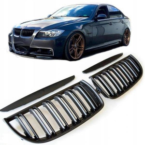 Grill nerki bmw e90 05-08 m3 look black mat