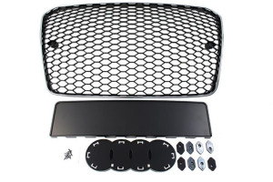Grill Audi A5 8t Rs-style Chrome-black (13-16)