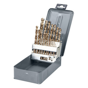 Wiertła do metalu hss-co din338 szlif.szt.19(1-10mm) proline