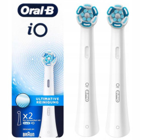 2 Końcówki Oral-b Io Ultimate Clean White Biała
