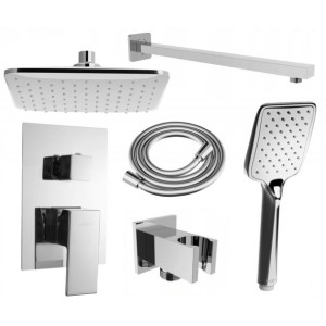 Mexen Uno DR62 zestaw prysznicowy podtynkowy, chrom - 71435DR62-00