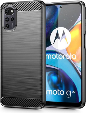 Etui Tech-protect Tpucarbon Motorola Moto G22 Black