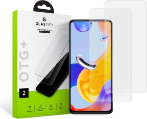 Szkło hartowane Glastify OTG+ Redmi Note 11 Pro LTE/5G Clear [2 PACK]