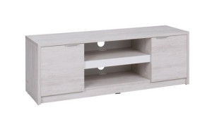 Szafka Rtv Dąb Biały/biały Połysk D8 135cm