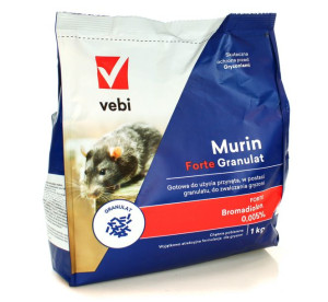 Vebi Murin Forte Gotowy Granulat 1kg Na Myszy Szczury
