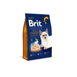 Brit Premium Cat Indoor Chicken Karma Dla Dorosłych Kotów z Kurczakiem 8 kg