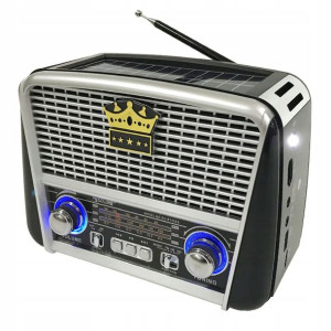 Radio retro solarne kuchenne lampka LED Mp3 FM AM