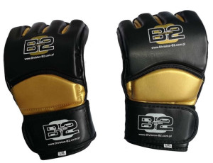Division-b2 Rękawice Grapplingowe Mma Black/gold - S/m