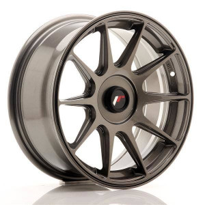JR Wheels JR11 16x7 ET30 Blank Hyper Gray
