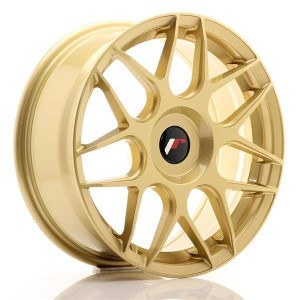 JR Wheels JR18 17x7 ET20-40 BLANK Gold