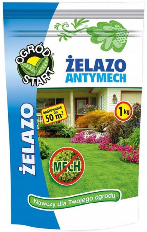 Ogród Start Nawóz Do Trawnika Trawy Żelazo Antymech 50m2 1kg