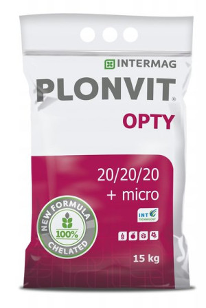 INTERMAG Plonvit Opty 15kg nawóz krystaliczny NPK