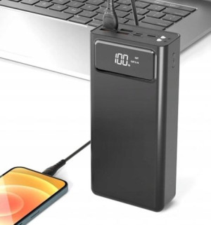 Szybki Mocny Powerbank 50000mAh USB-C 4xUSB LATARK