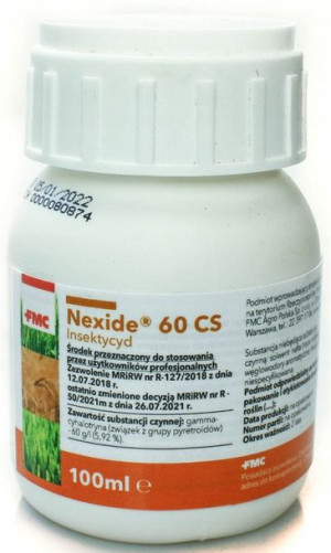 FMC Nexide 60 CS 100ml szkodniki zboża ozime rzepak