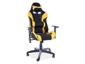 Fotel Obrotowy Viper Kid Czarny/żółty