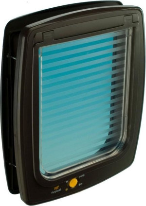SWING 11 - drzwiczki dla średnich psów brązowe