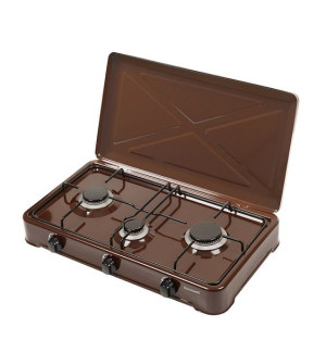 Kuchenka gazowa nastwna 3-palnikowa Ravanson K-03BR (brąz)