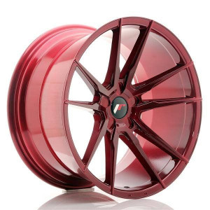 JR Wheels JR21 20x11 ET20-30 5H BLANK Platinum Red