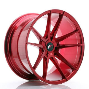 JR Wheels JR21 20x11 ET20-30 5H BLANK Platinum Red