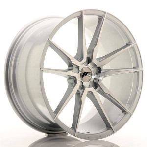 JR Wheels JR21 21x11 ET15-55 5H BLANK Silver Machined Face
