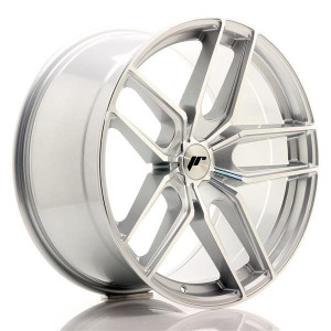 JR Wheels JR25 20x10 ET20-40 5H BLANK Silver Machined Face