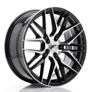 JR Wheels JR28 18x7,5 ET40 5x112 Gloss Black Machined Face