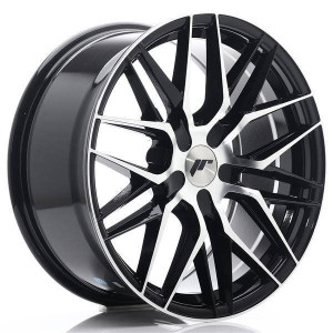 JR Wheels JR28 18x8,5 ET40 5H BLANK Gloss Black Machined Face