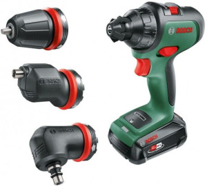 Bosch AdvancedDrill 18V 1x2,5Ah + 3 adaptery