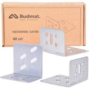 Budmat Kątownik Do Profili Ua 100mm 48szt/opak