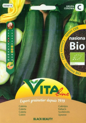Nasiona Cukinii (black Beauty) Bio 2 G - Vita Line