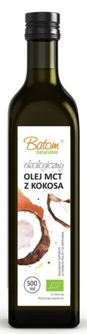 Olej Mct Z Kokosa Bio 500 Ml - Batom