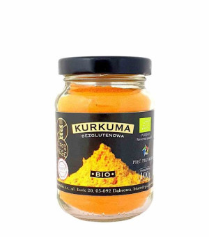Kurkuma Mielona Bezglutenowa Bio 100 G - Pięć Przemian