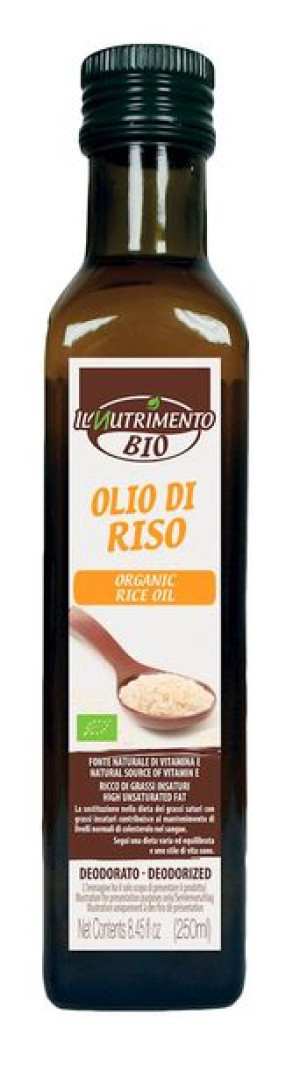 Olej Ryżowy Bezwonny Bio 250 Ml - Il Nutrimento
