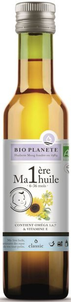 6 - 36 Mc Olej Mix Dla Niemowląt I Małych Dzieci Bio 250 Ml - Bio Planete